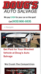 Mobile Screenshot of dougsautosalvage.com